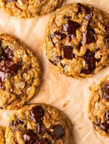 Flourless Oatmeal Peanut Butter Cookies